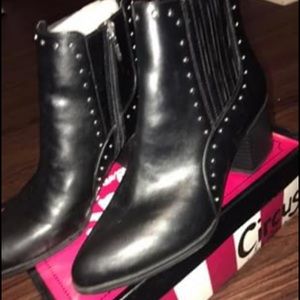 Sam Edelman Black Boots with stud detail